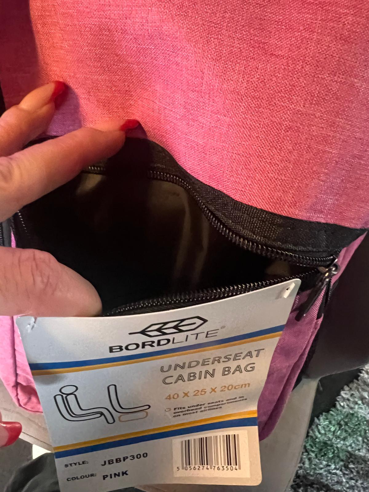 Bordlite Under Seat Cabin Bag Pink 40X25X20cm (B14)