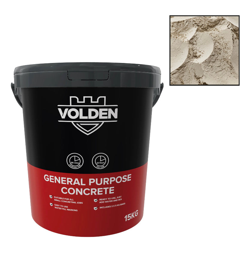 Volden General Purpose Concrete, 15kg Tub E5 (I*)