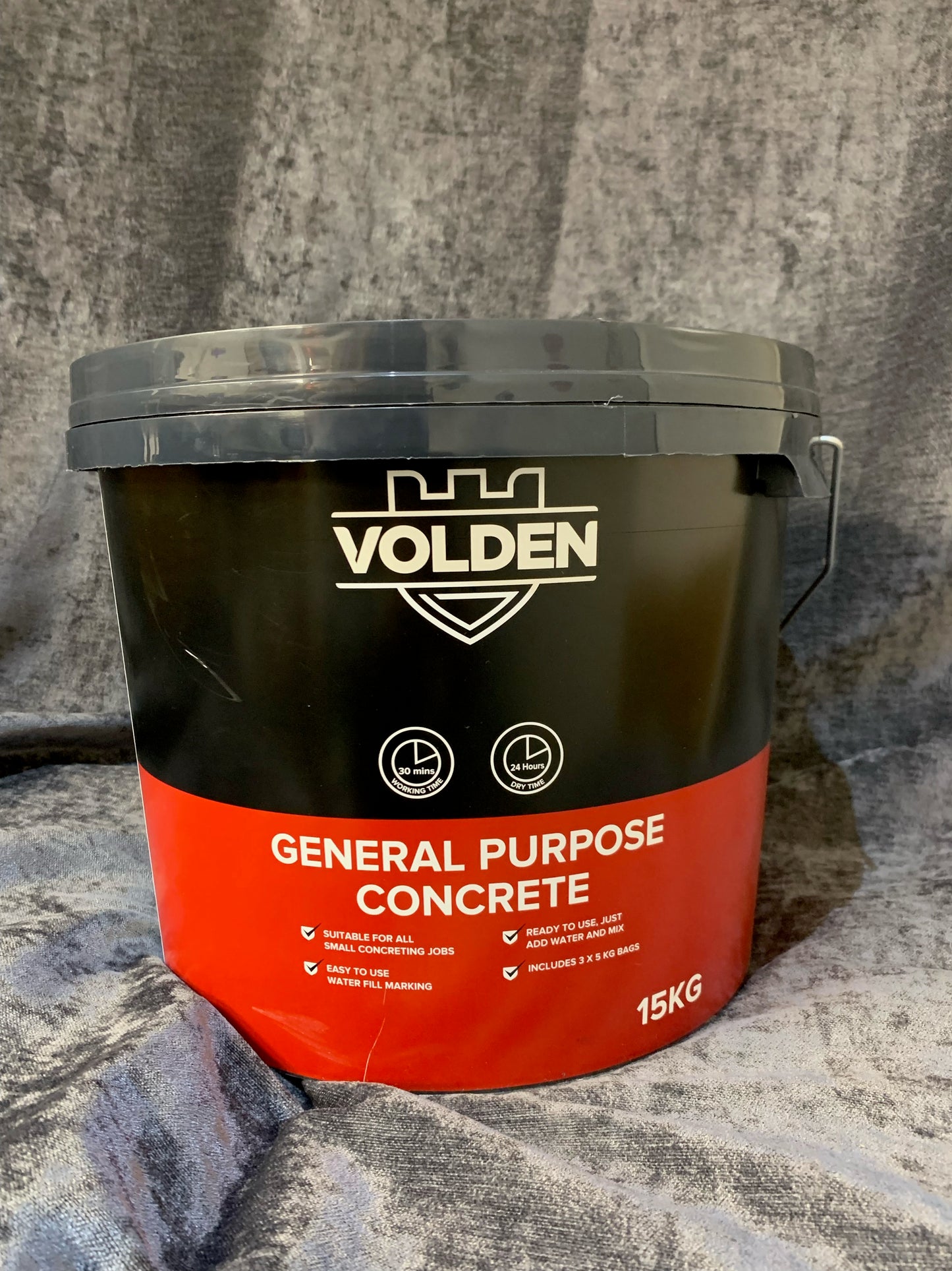 Volden General Purpose Concrete, 15kg Tub E5 (I*)