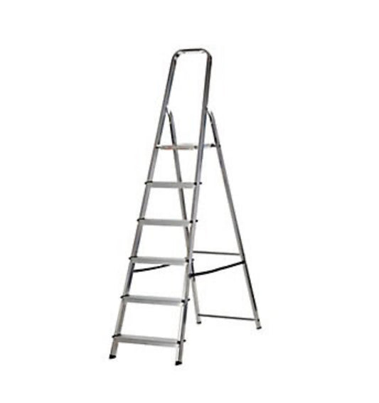 Werner 6 tread Aluminium Step Ladder (H)1.9m (R152)