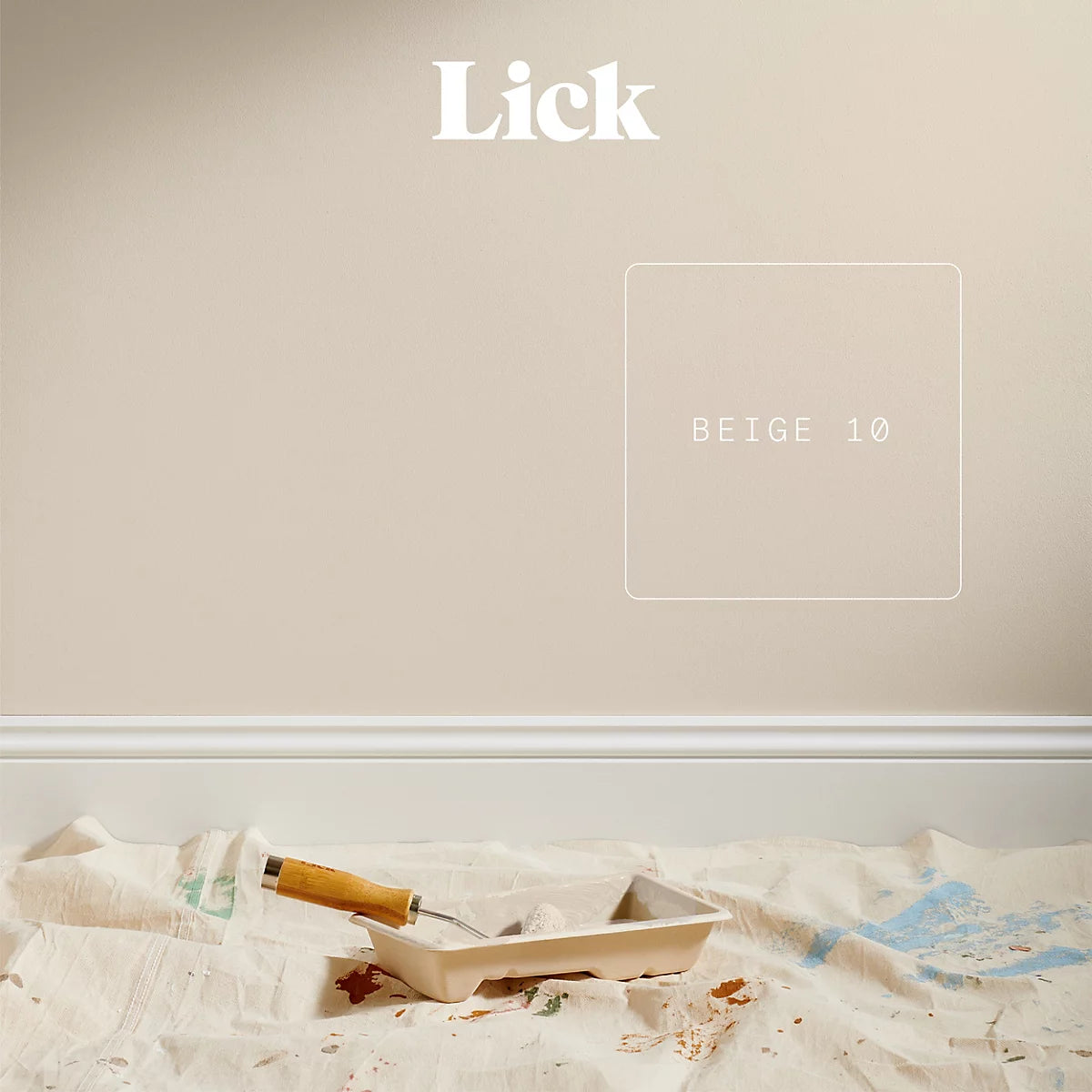 Lick Beige 10 Matt Emulsion paint, 2.5L (R455*) (X1)