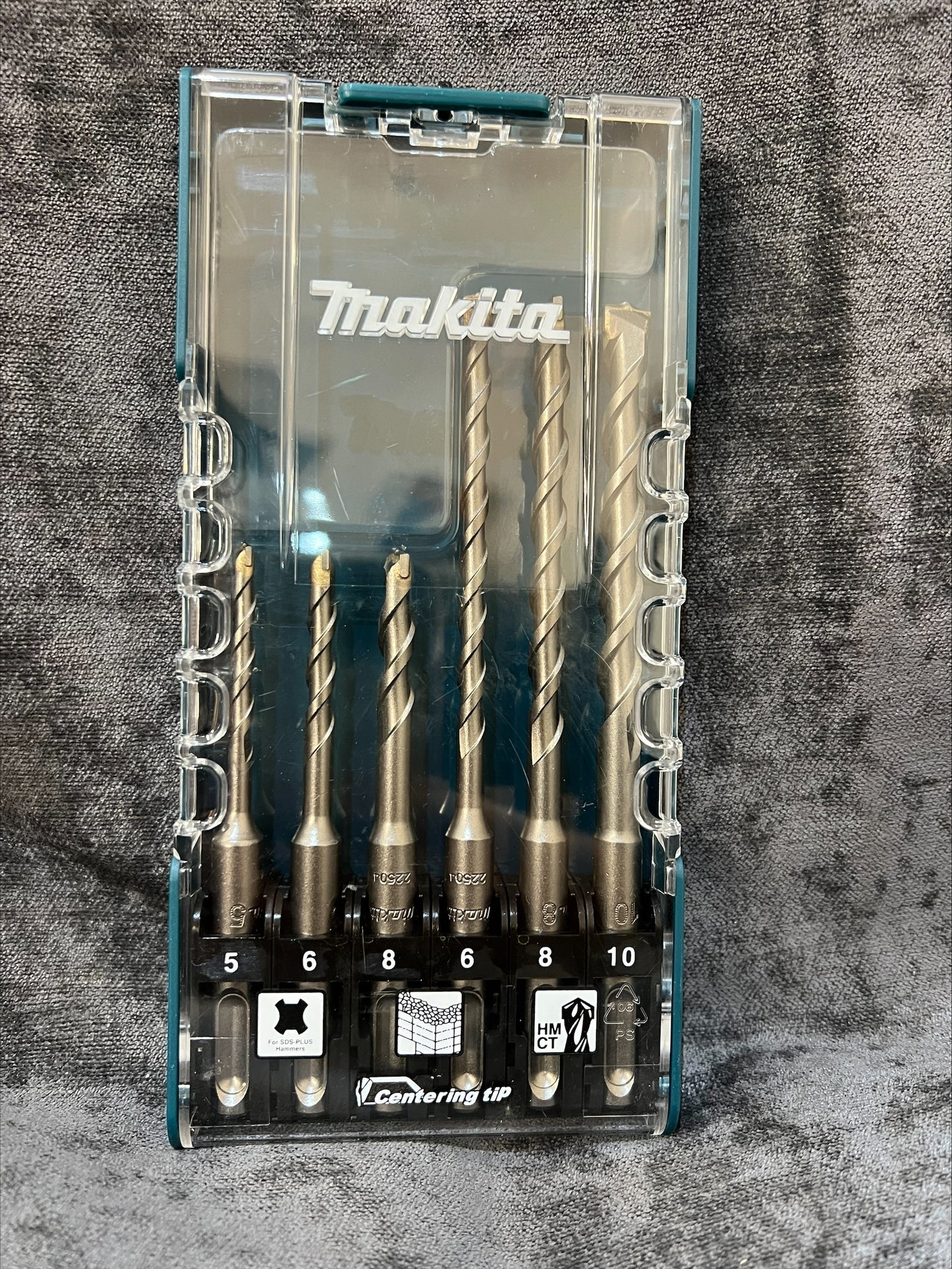 Makita E-15730 6Pcs SDS Plus TCT Drill Bit Set  (J)