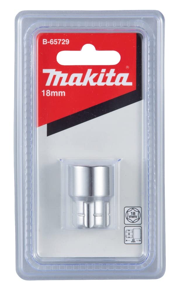 Makita B-65729 18mm Pass Thru Socket Set Of 2  (J)