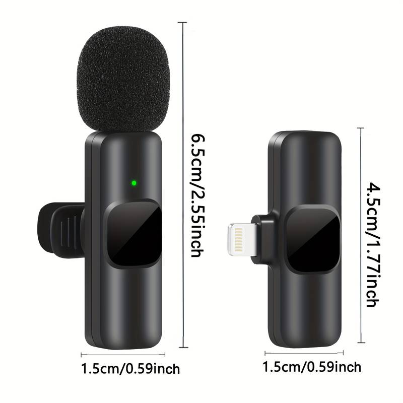 Mini Wireless Lavalier Microphone (J)