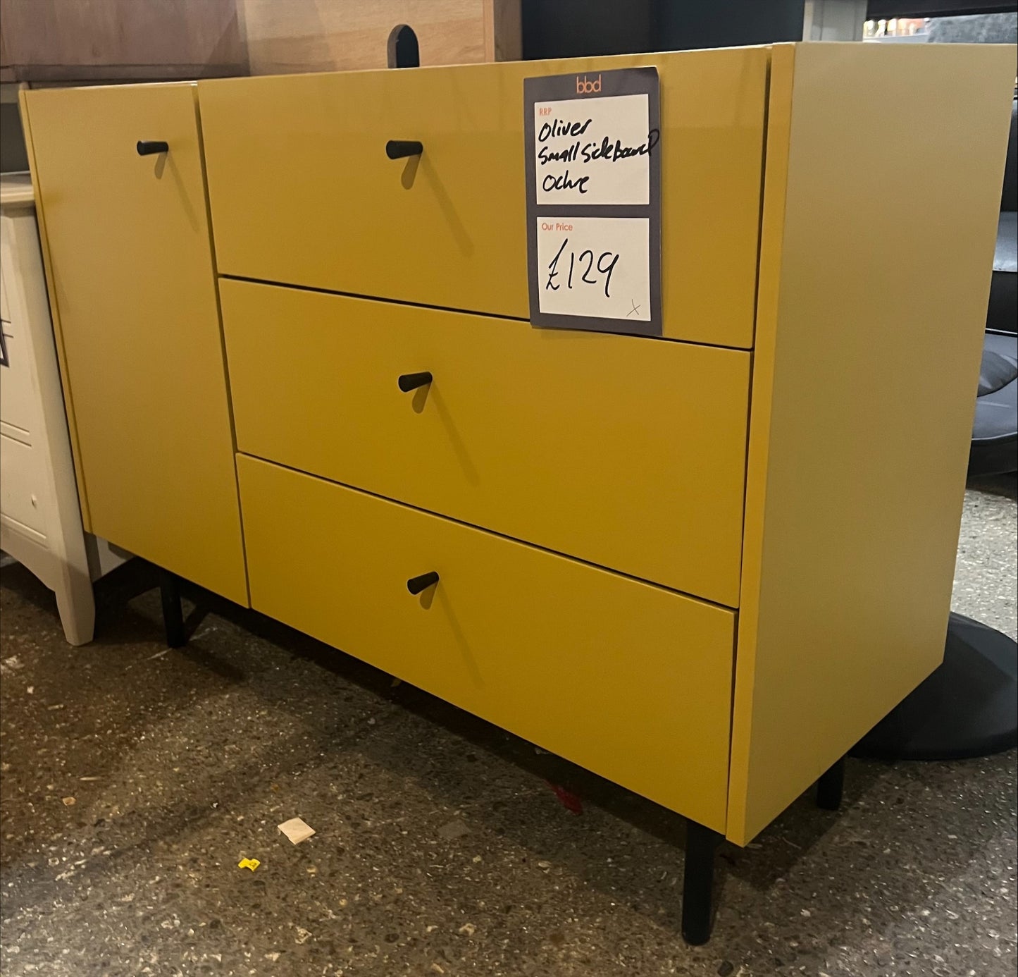 Oliver Small Sideboard Yellow