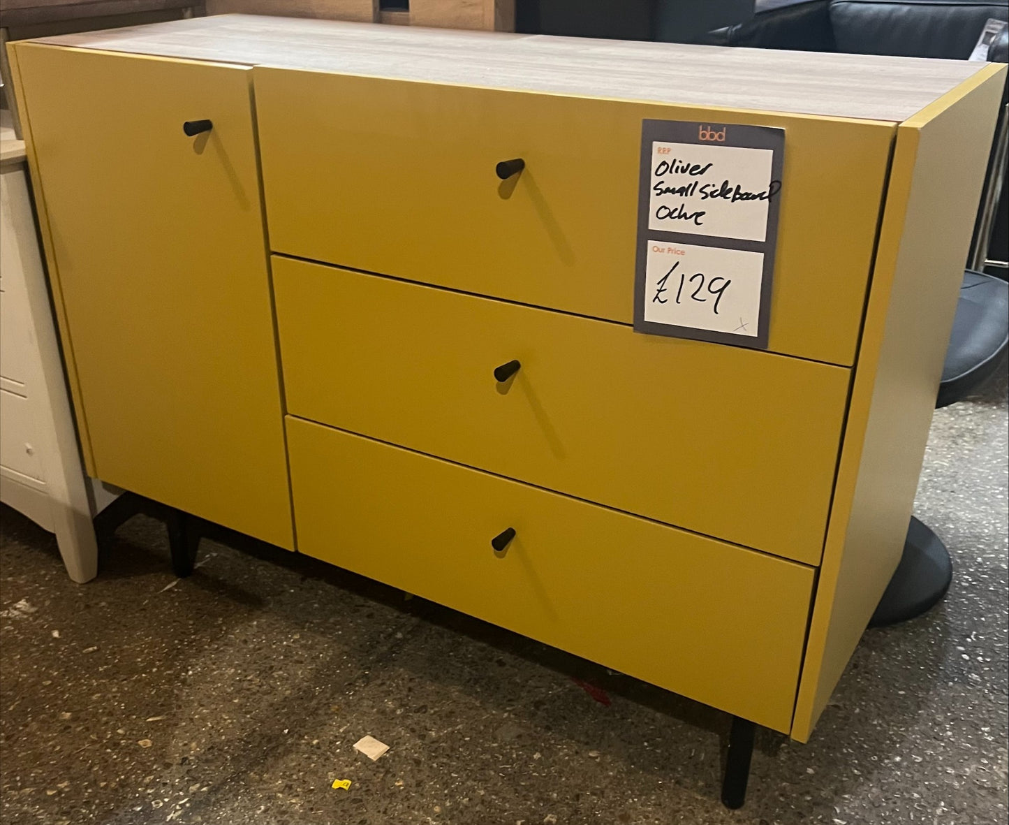 Oliver Small Sideboard Yellow