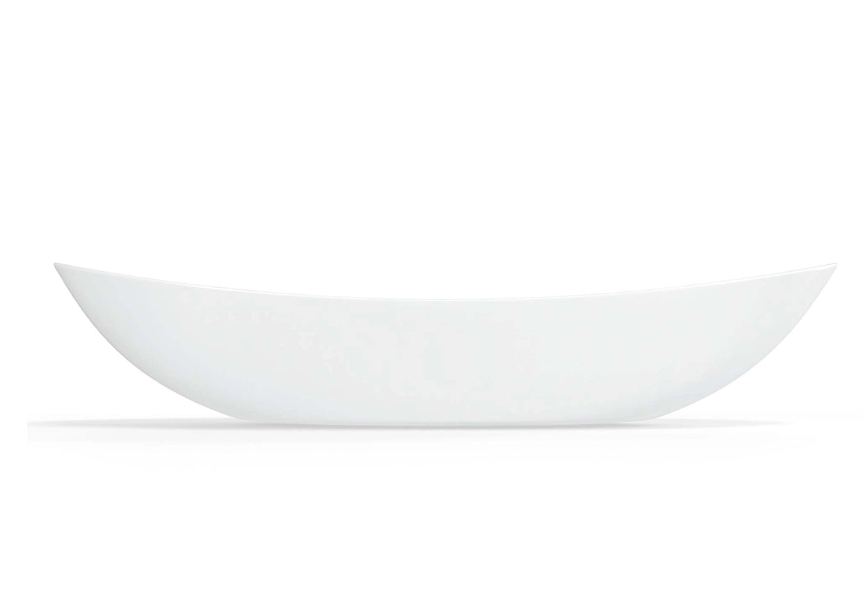 White Ceramic Oval Countertop Bathroom Wash Basin Sink (R93)