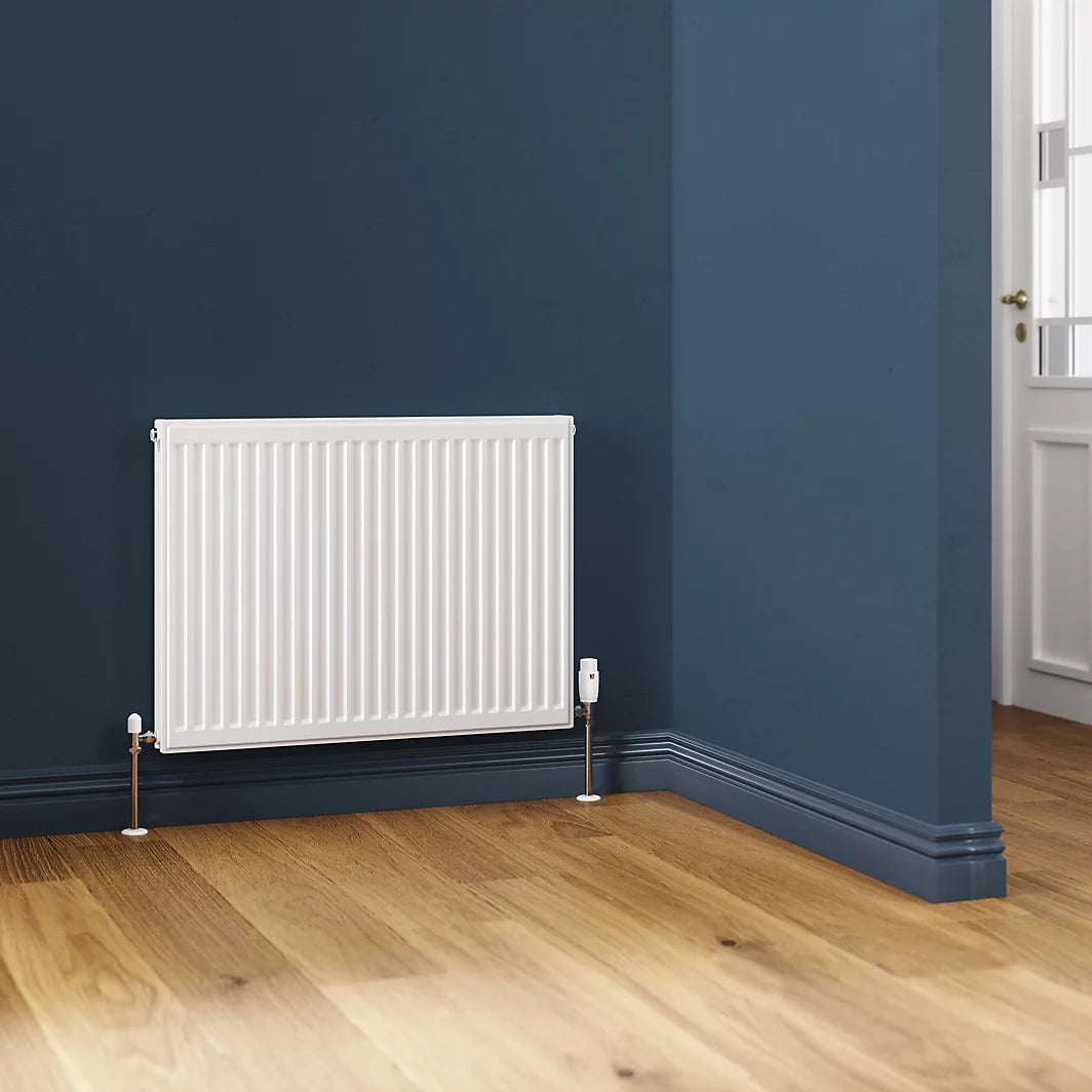 Kudox White Type 21 Double Panel Radiator, (W)800mm x (H)600mm (R41)