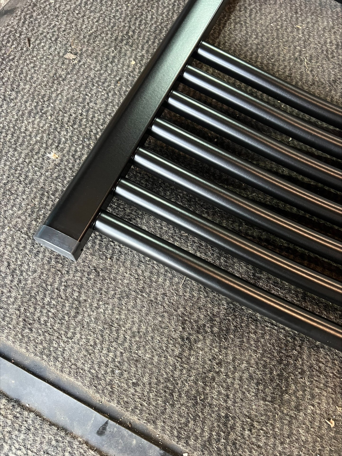 Black Curved Radiator W500 x H1200 (R7)