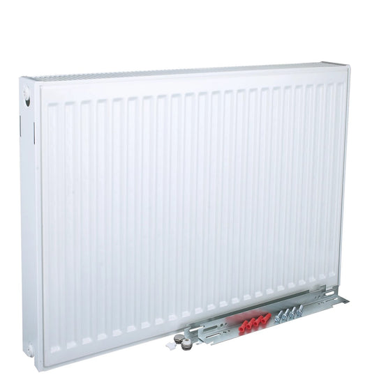 Kudox White Type 22 Double Panel Radiator, (W)800mm x (H)600mm (R23)