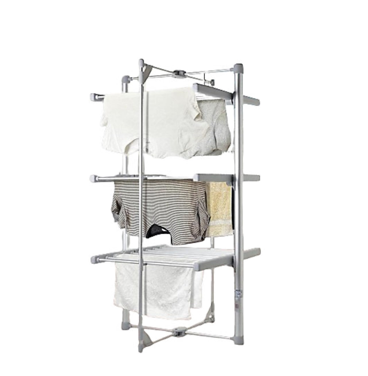 Electric Heated Clothes Airer 3 Tier - 24 Rails 111cm 220w (R89)