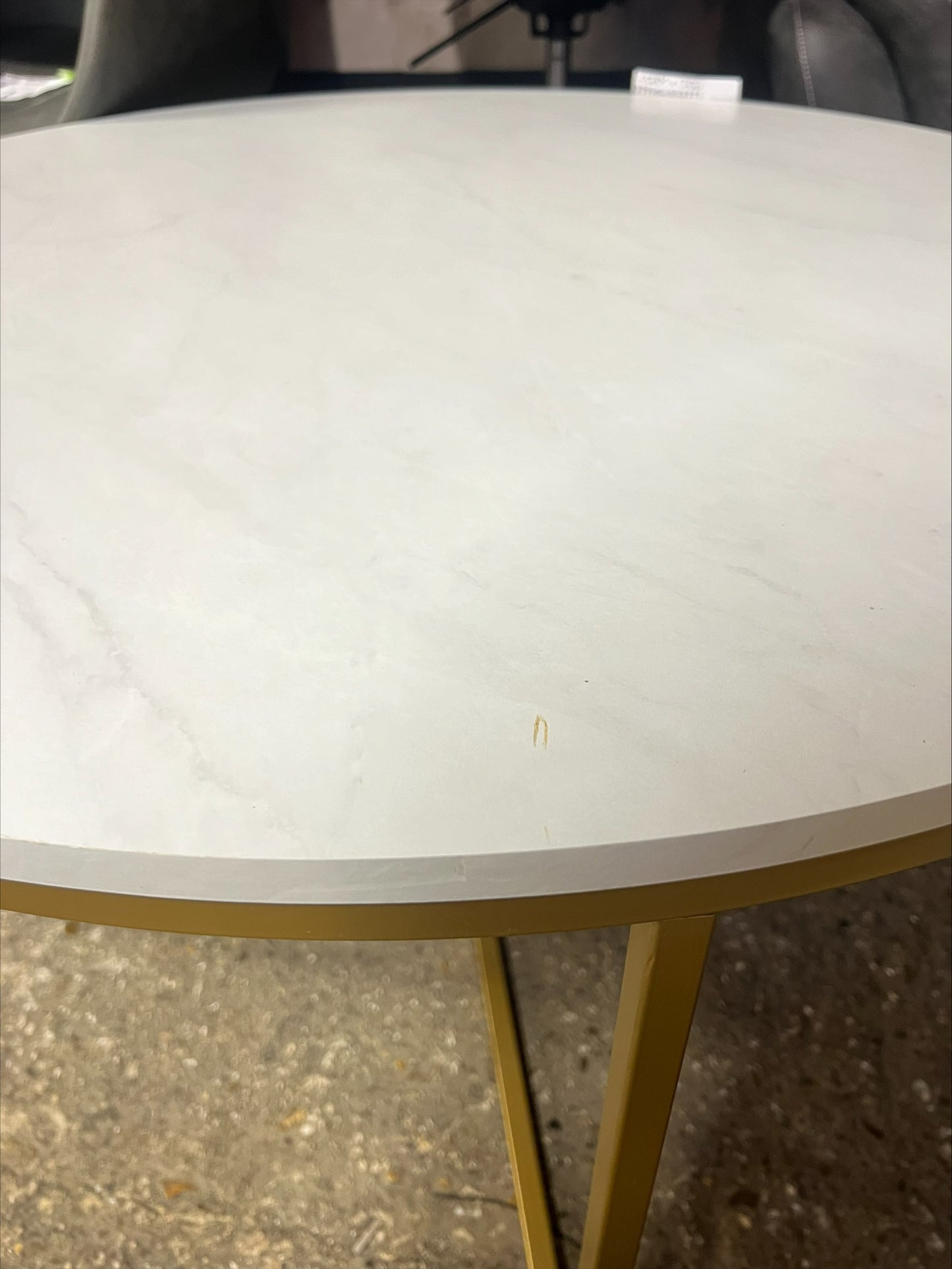 Gold & Marble Effect Coffee Table