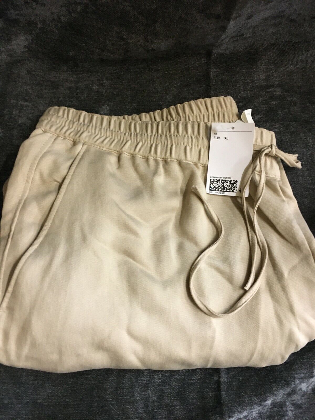 H & M Ladies Beige Trousers Size XL  (R325) (A)