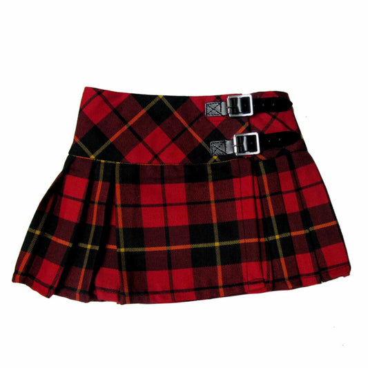 Tartanista Ha Skirt Girls Wallace 11/12 Kilt Hipster With Straps NEW (R451*)(K)