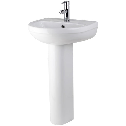 Premier Harmony 500mm 1TH Pedestal Basin (R3)