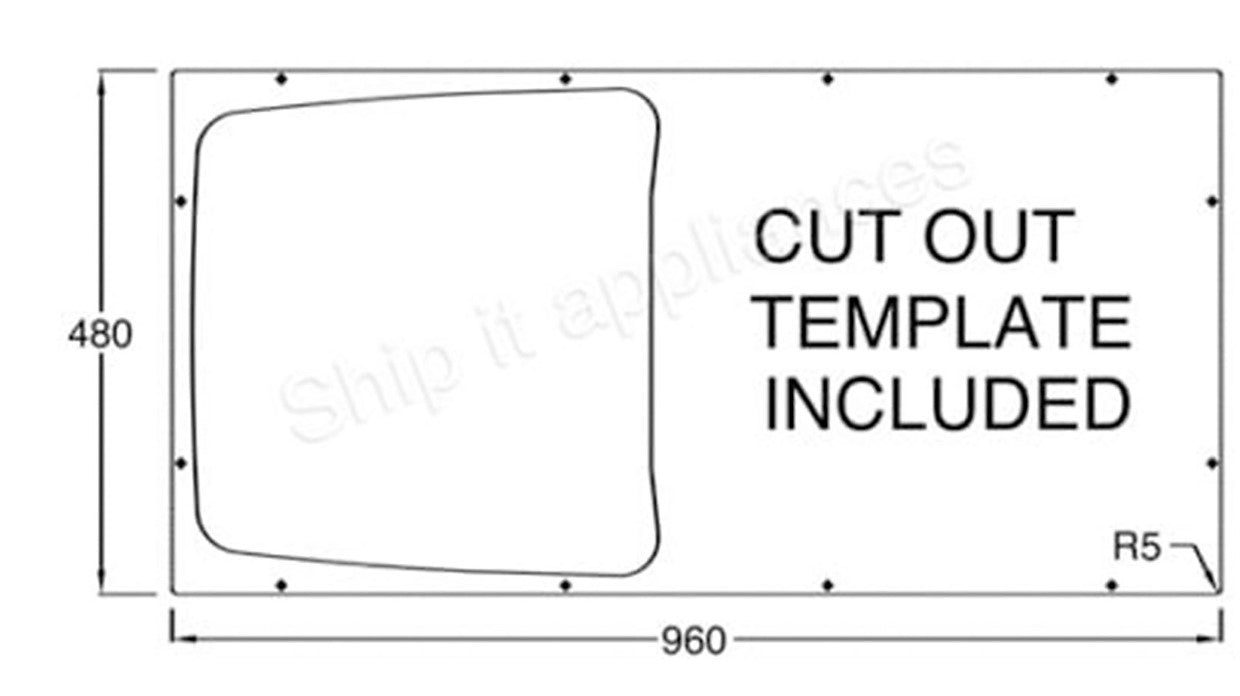 Black 1.5 Bowl Kitchen Sink With Reversible Drainer And Strainer Waste Kit (R49) Damage To Corner