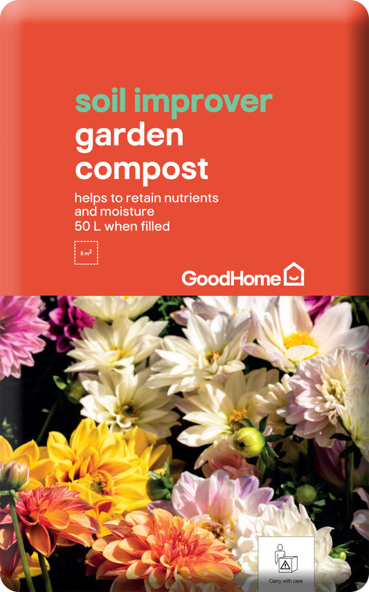 GoodHome Peat-Free Beds & Borders Soil Improver 50L (R71)