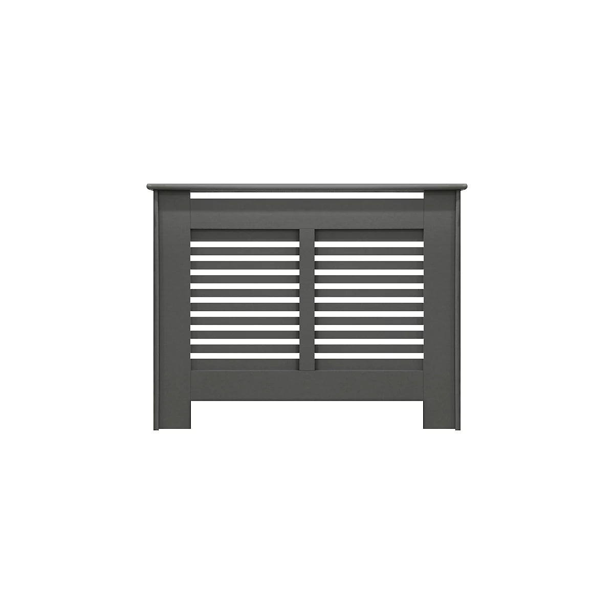 Suffolk Small Grey Radiator cover 800mm(H) 1020mm(W) 180mm(D) (R452*) (X) [Collection ONLY]