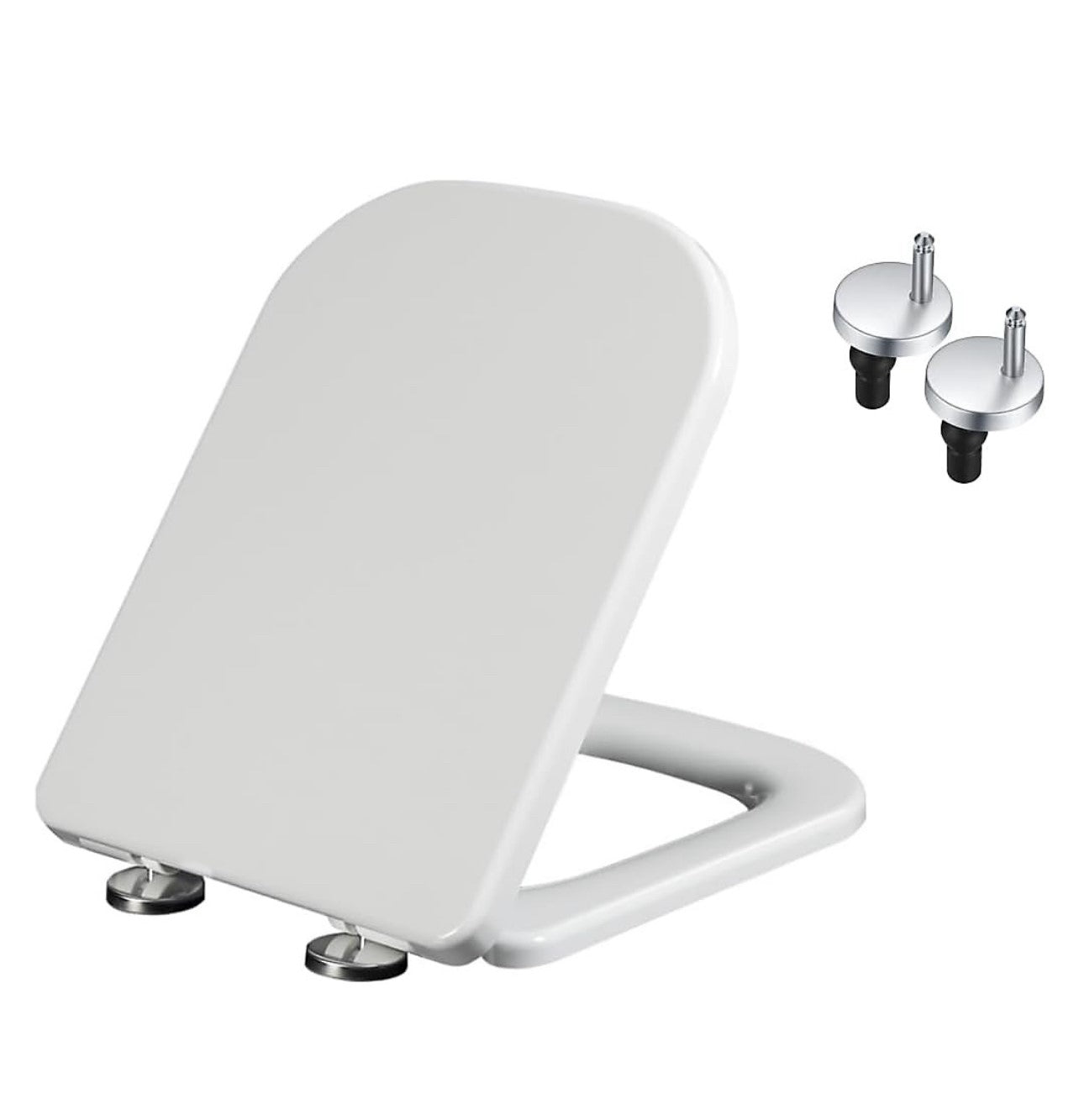 Square Soft Close Quick Release Toilet Seat (R125) (J)