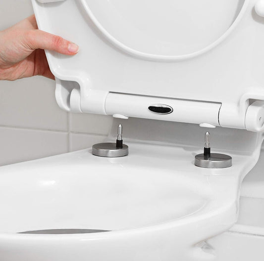 Quick Release Toilet Seat - with Soft Close & Quick Release Hinges (R379) A