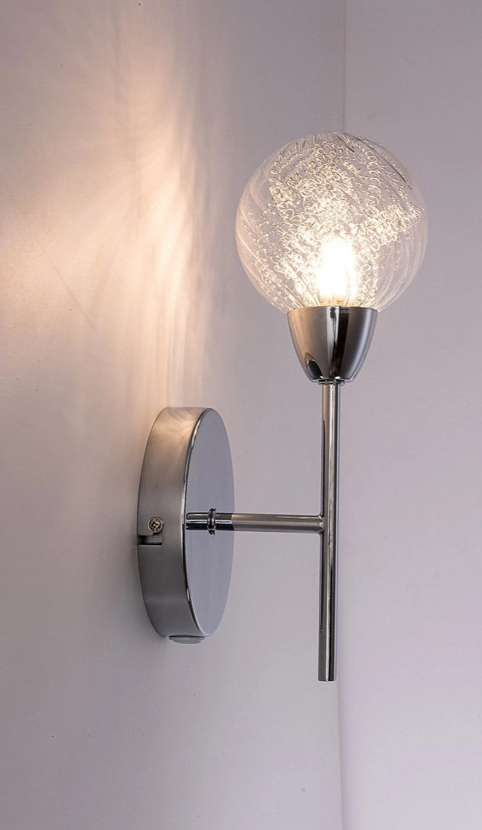 Pack of 2 BOLLA Wall Lights, Polished Chrome (R376) Room2