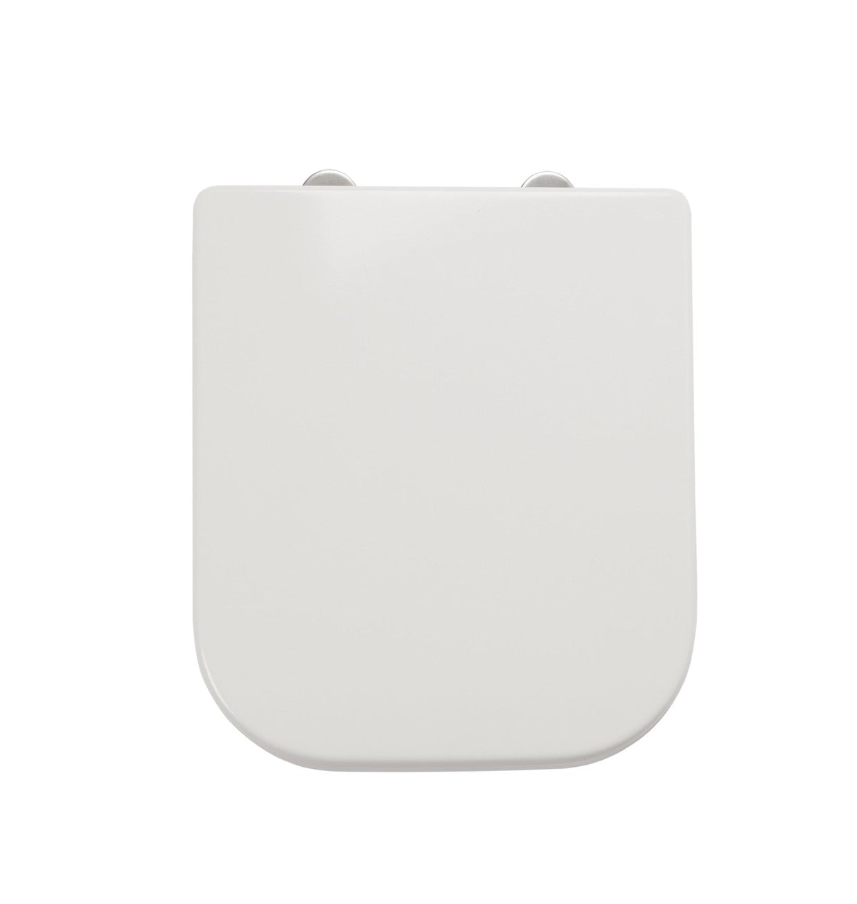 Cooke & Lewis Santoro White Soft close Toilet seat (R119) (N)