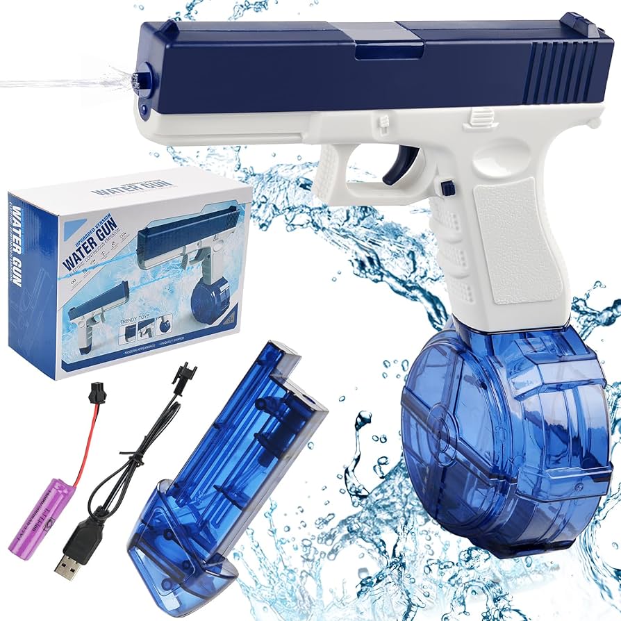 Upgraded Version Water Gun Electric Continous Emission Blue (K)