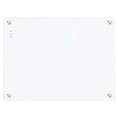 Magnetic Glass Whiteboard 60x90cm Ultra White (R12)