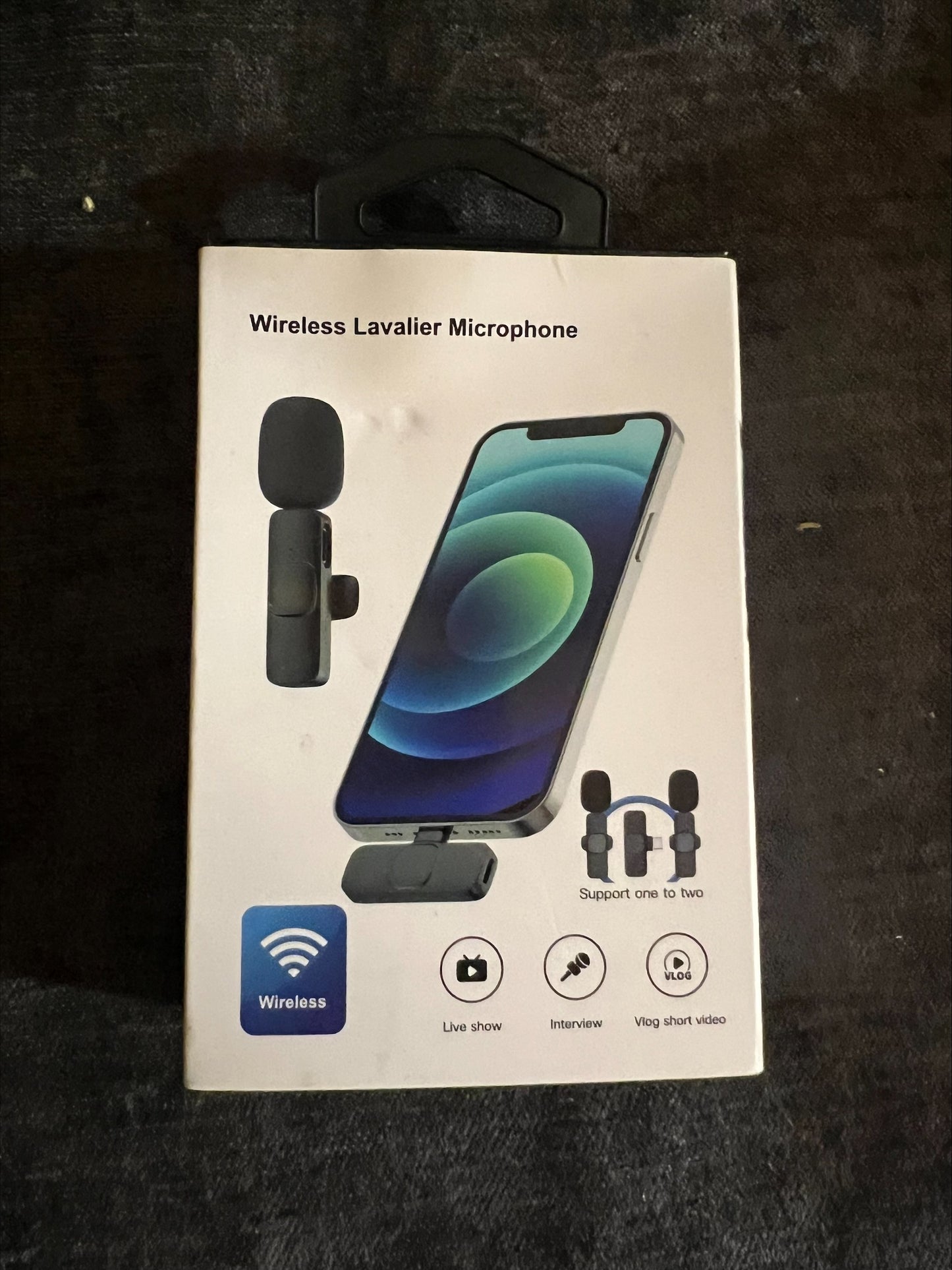 Mini Wireless Lavalier Microphone (J)